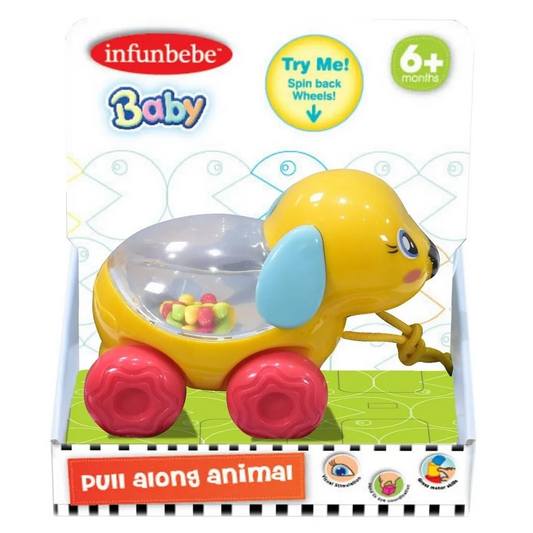 Toys N Tuck:Infunbebe Pull Along Animal - Dog,Infunbebe