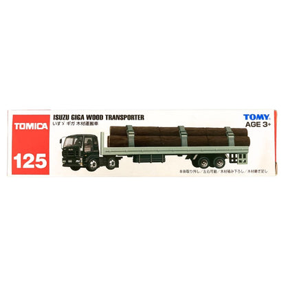 Tomica Diecast #125 Isuzu Giga Wood Transporter