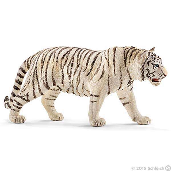Toys N Tuck:Schleich 14731 Wild Life Tiger, white,Schleich