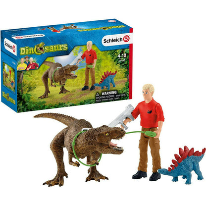 Toys N Tuck:Schleich 41465 Dinosaurs Tyrannosaurus Rex Attack,Schleich