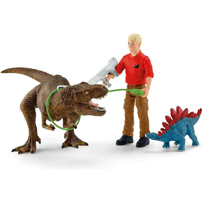 Toys N Tuck:Schleich 41465 Dinosaurs Tyrannosaurus Rex Attack,Schleich