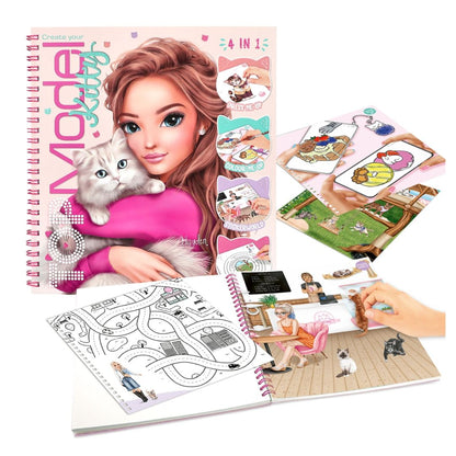 Depesche Top Model Create Your Kitty Colouring Book