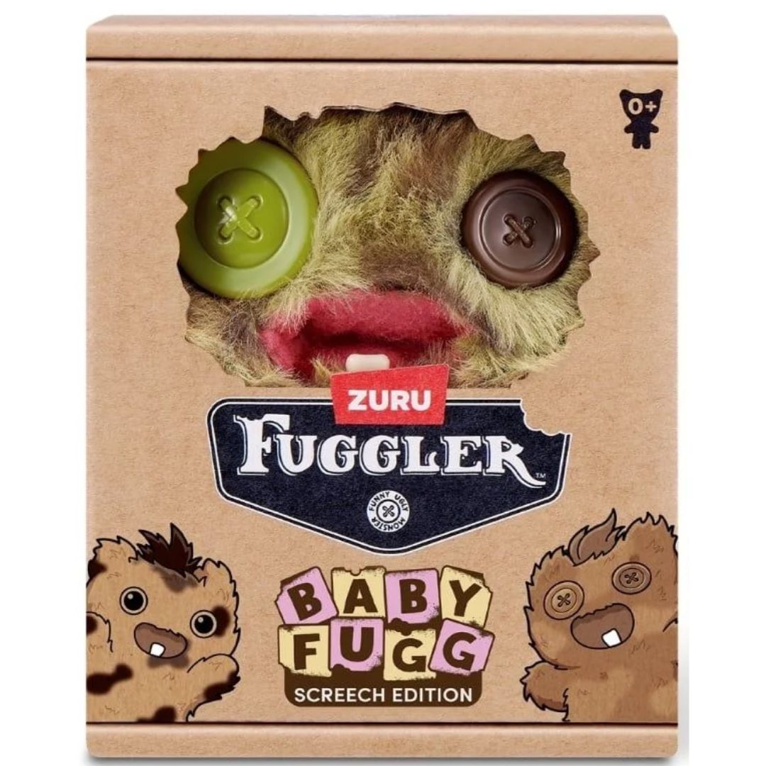Fuggler Baby Fugg Screech Edition Green & Brown