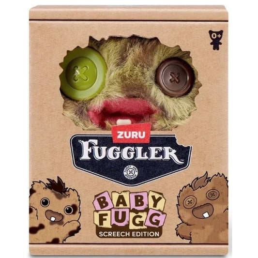 Fuggler Baby Fugg Screech Edition Green & Brown