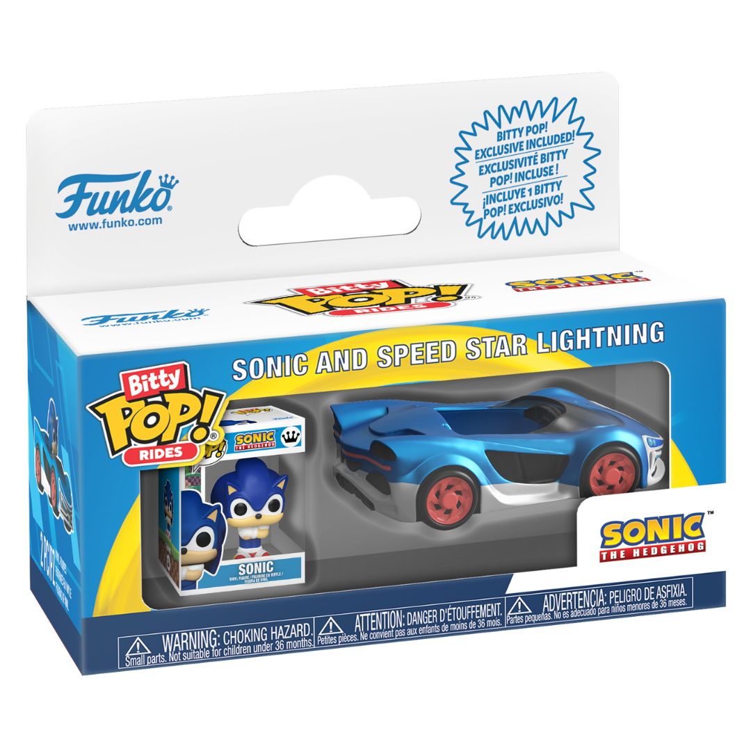 Bitty Pop! Rides Sonic and Speed Star Lightning