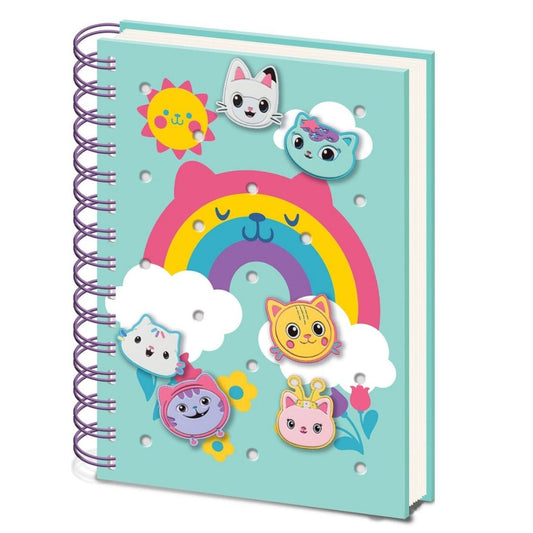 Gabby's Dollhouse Notebook with Silicone Charms