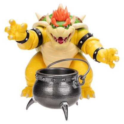 Nintendo Super Mario Galaxy Movie Bowser with Cauldron Action Figure