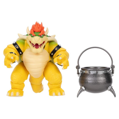 Nintendo Super Mario Galaxy Movie Bowser with Cauldron Action Figure