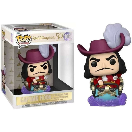 Toys N Tuck:Pop Vinyl - Walt Disney World 50 - Captain Hook At The Peter Pan's Flight Attraction 109,Disney