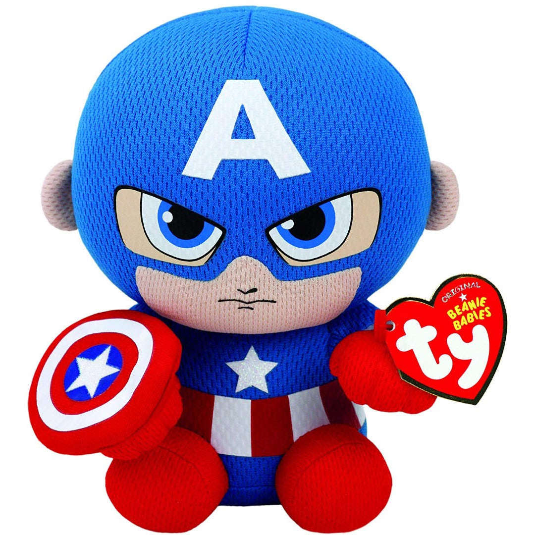 Toys N Tuck:Ty Beanie Babies Captain America,Ty Beanie
