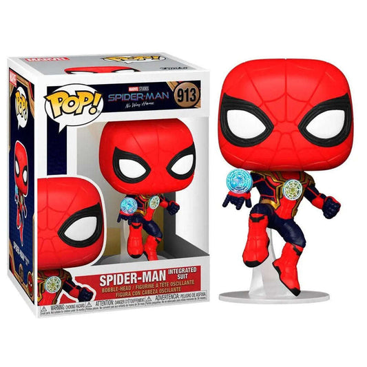 Toys N Tuck:Pop Vinyl - Spider-Man No Way Home - Spider-Man Integrated Suit 913,Marvel