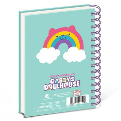 Gabby's Dollhouse Notebook with Silicone Charms