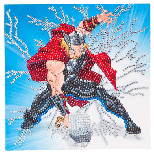 Toys N Tuck:Crystal Art Card Kit - Marvel Thor,Marvel