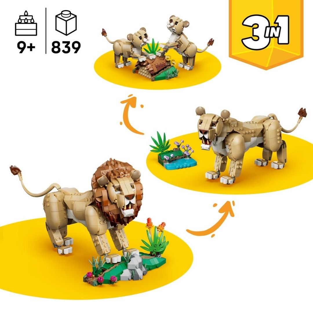 Lego 31386 Creator Majestic Lion