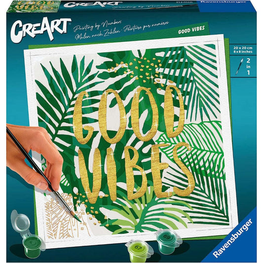 Toys N Tuck:CreArt - Paint By Numbers - Good Vibes,Ravensburger CreArt