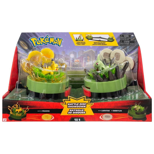 Pokémon Battle Disk Showdown - Pikachu Vs. Larvitar