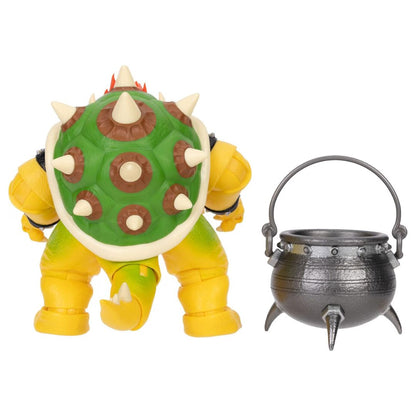 Nintendo Super Mario Galaxy Movie Bowser with Cauldron Action Figure