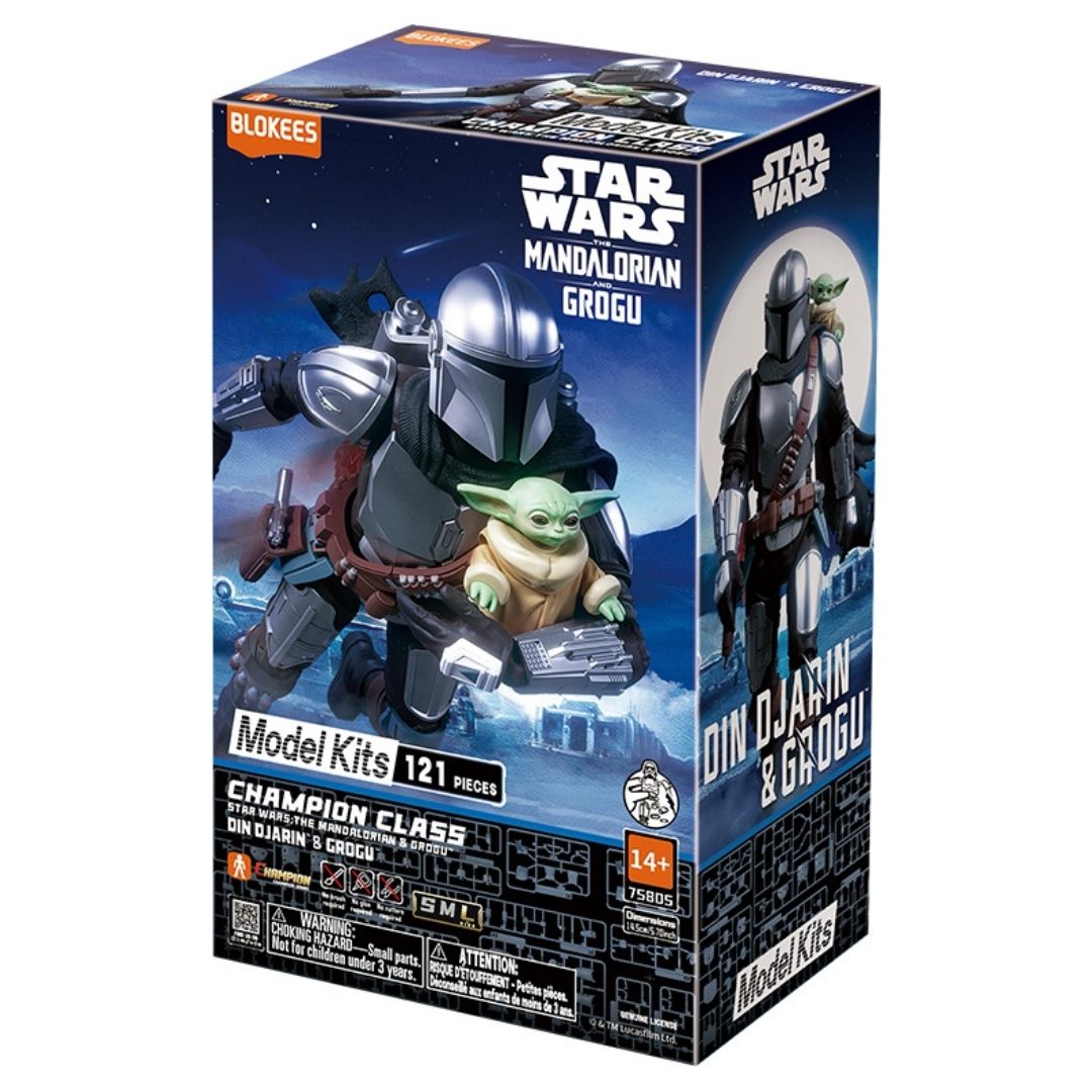 Blokees Star Wars Champion Class Din Djarin & Grogu Model Kit