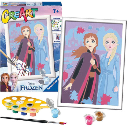 Toys N Tuck:CreArt - Paint By Numbers - Disney Frozen Sisters Forever,Disney Princess