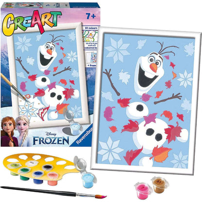 Toys N Tuck:CreArt - Paint By Numbers - Disney Frozen Cheerful Olaf,Disney Princess