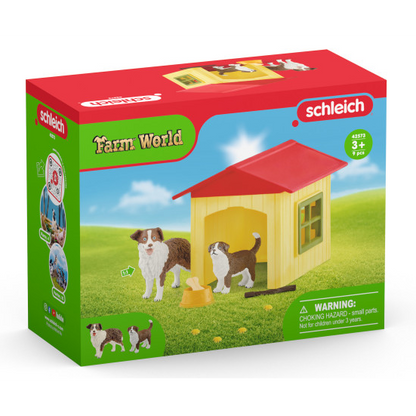 Toys N Tuck:Schleich 42573 Farm World Friendly Dog House,Schleich