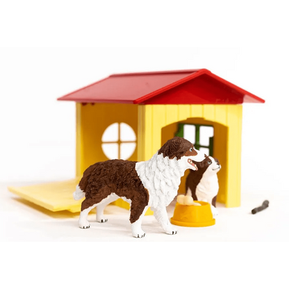 Toys N Tuck:Schleich 42573 Farm World Friendly Dog House,Schleich