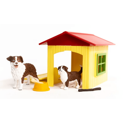 Toys N Tuck:Schleich 42573 Farm World Friendly Dog House,Schleich