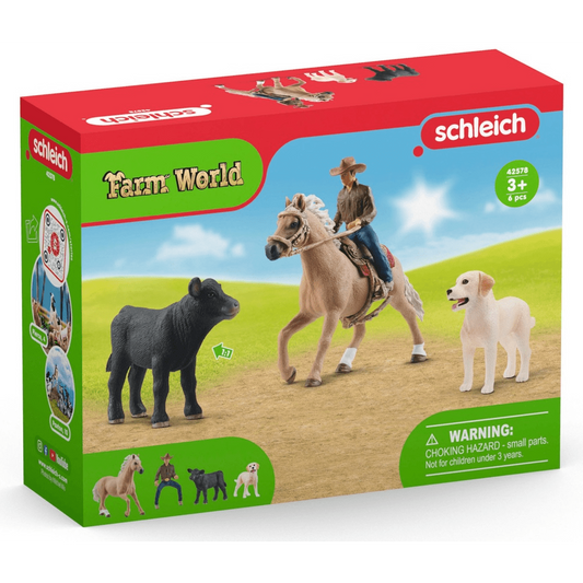 Toys N Tuck:Schleich 42578 Farm World Western Riding Adventures,Schleich