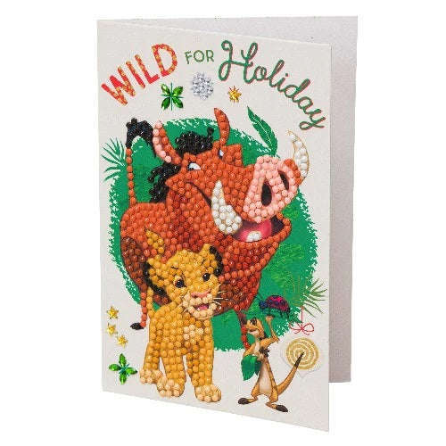 Toys N Tuck:Crystal Art Disney Card Kit - Simba & Friends,Disney