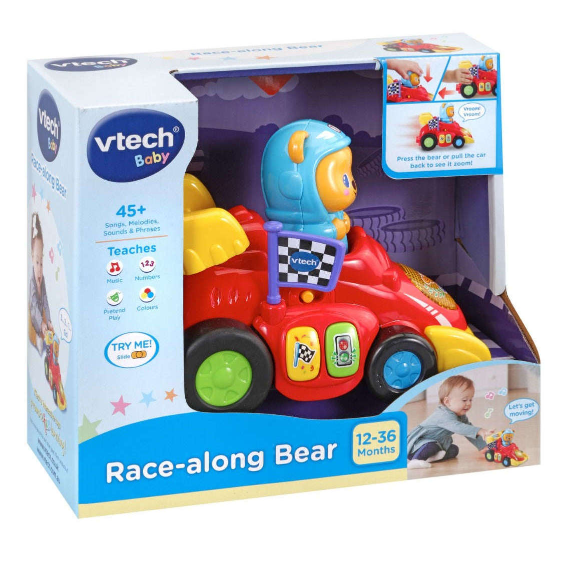 Toys N Tuck:Vtech Race-along Bear,Vtech