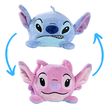Toys N Tuck:Disney Lilo & Stitch Angel/Stitch Reversible Plush,Disney