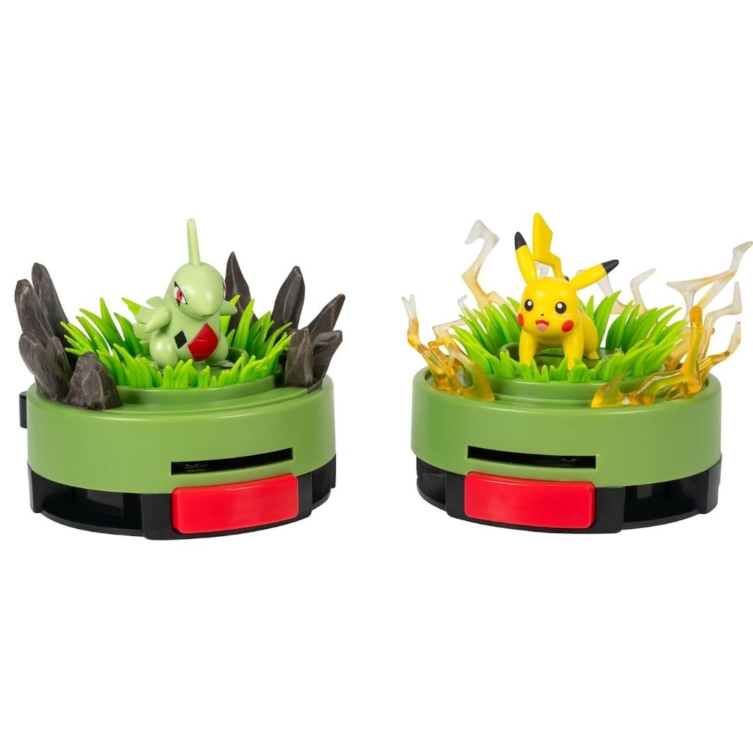 Pokémon Battle Disk Showdown - Pikachu Vs. Larvitar