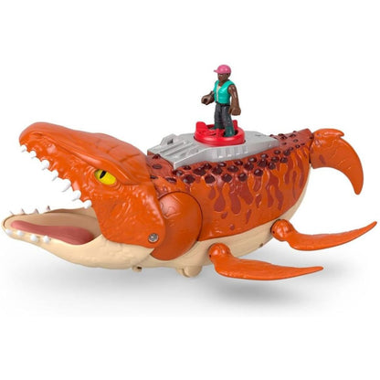 Fisher-Price Imaginext Jurassic World Rebirth Aqua Chomp Chase Mosasaurus