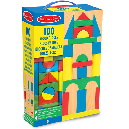 Toys N Tuck:Melissa & Doug 100 Piece Wood Blocks Set,Melissa