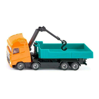 Toys N Tuck:Siku 1683 Roll-Off Tipper With Crane,Siku