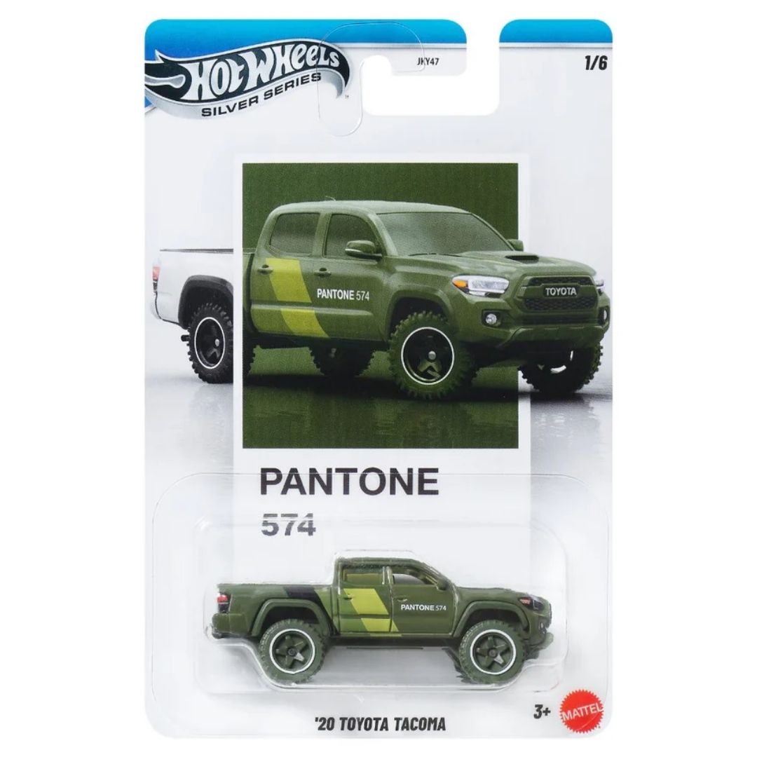 Hot Wheels Silver Series Pantone 574 '20 Toyota Tacoma