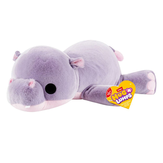 Hug-A-Lumps Medium Fuzzy Plush Harley The Hippo