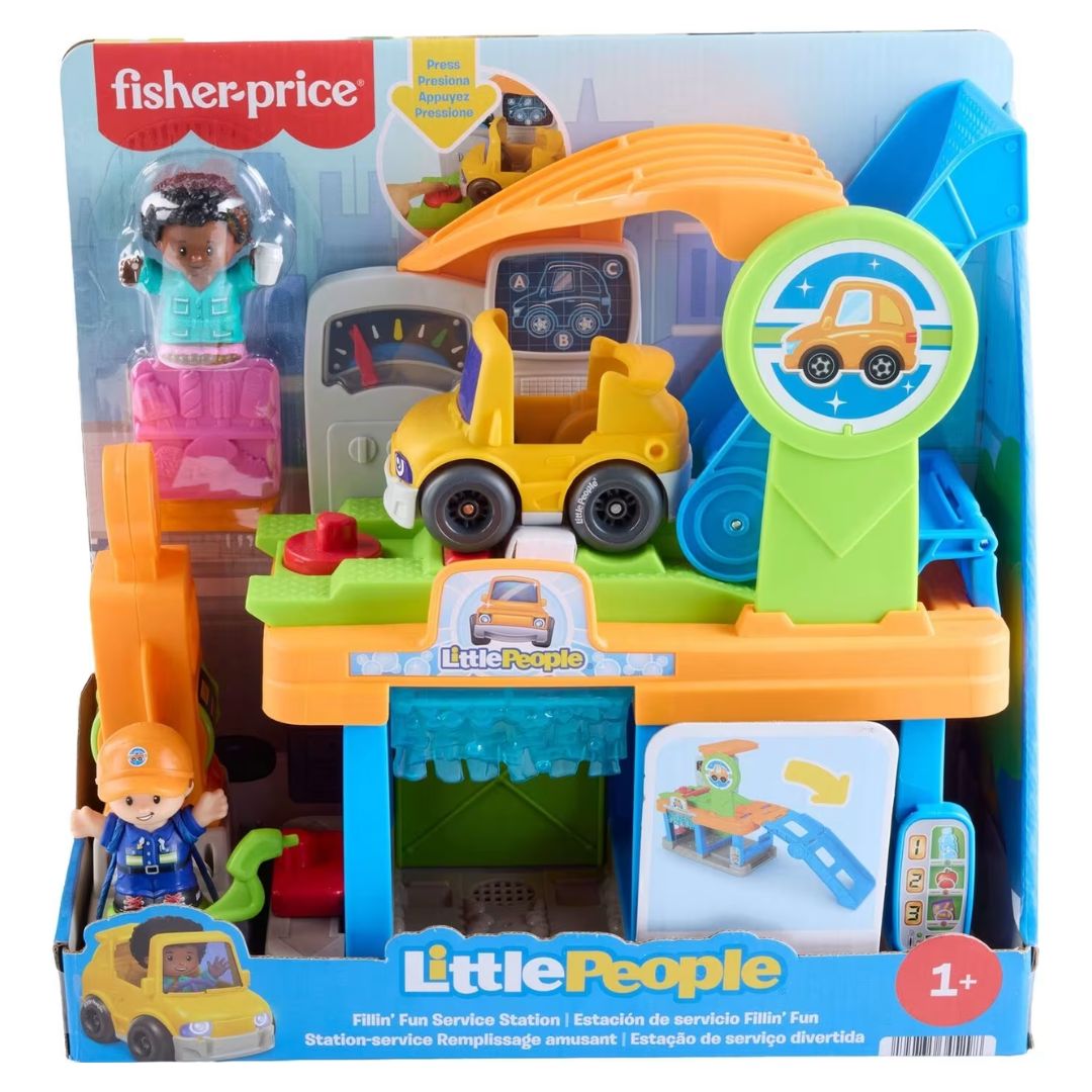 Fisher Price Little People Fillin' Fun Service Station Playset
