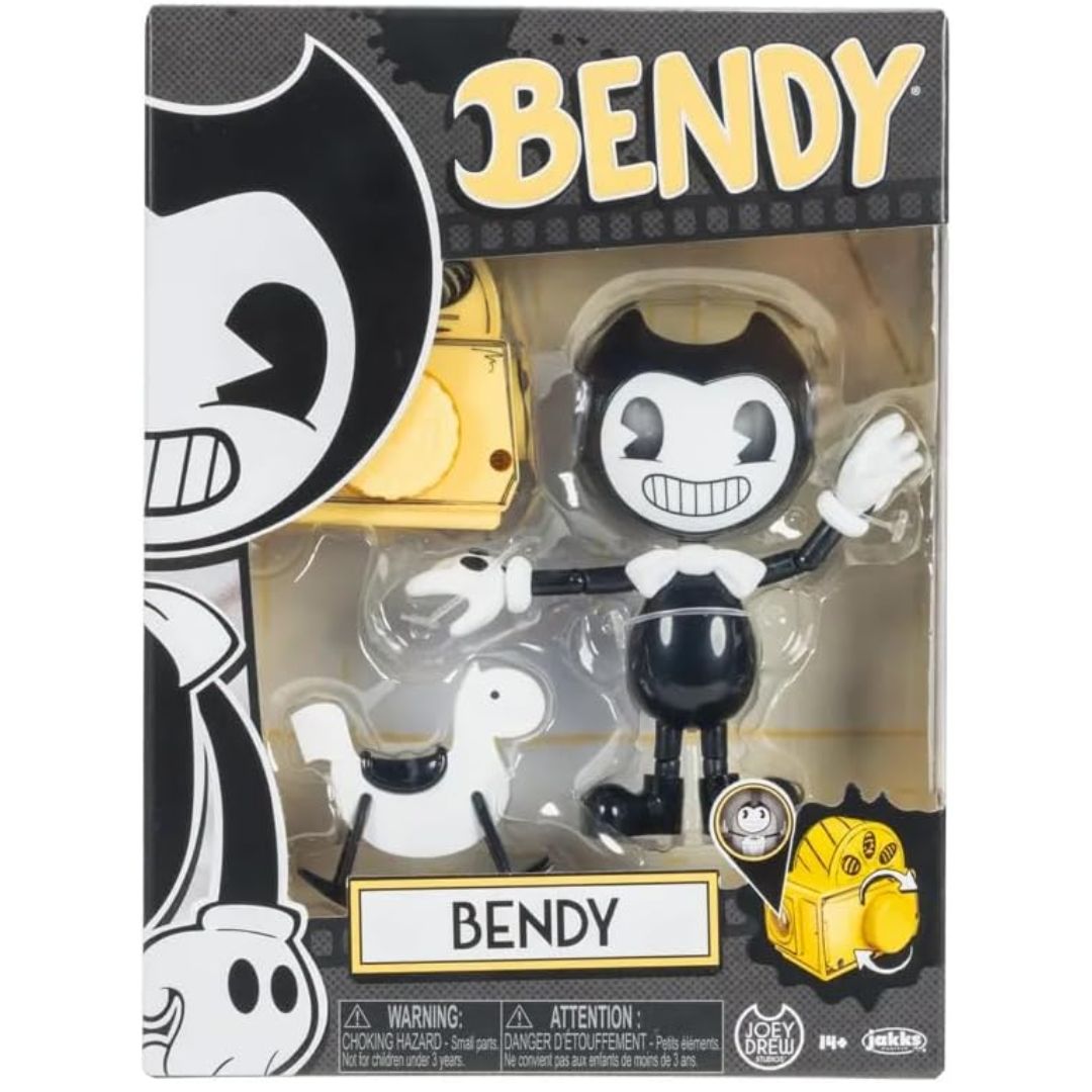 Bendy and the Ink Machine - 5" Bendy with Rocking Horse and Projector Wave