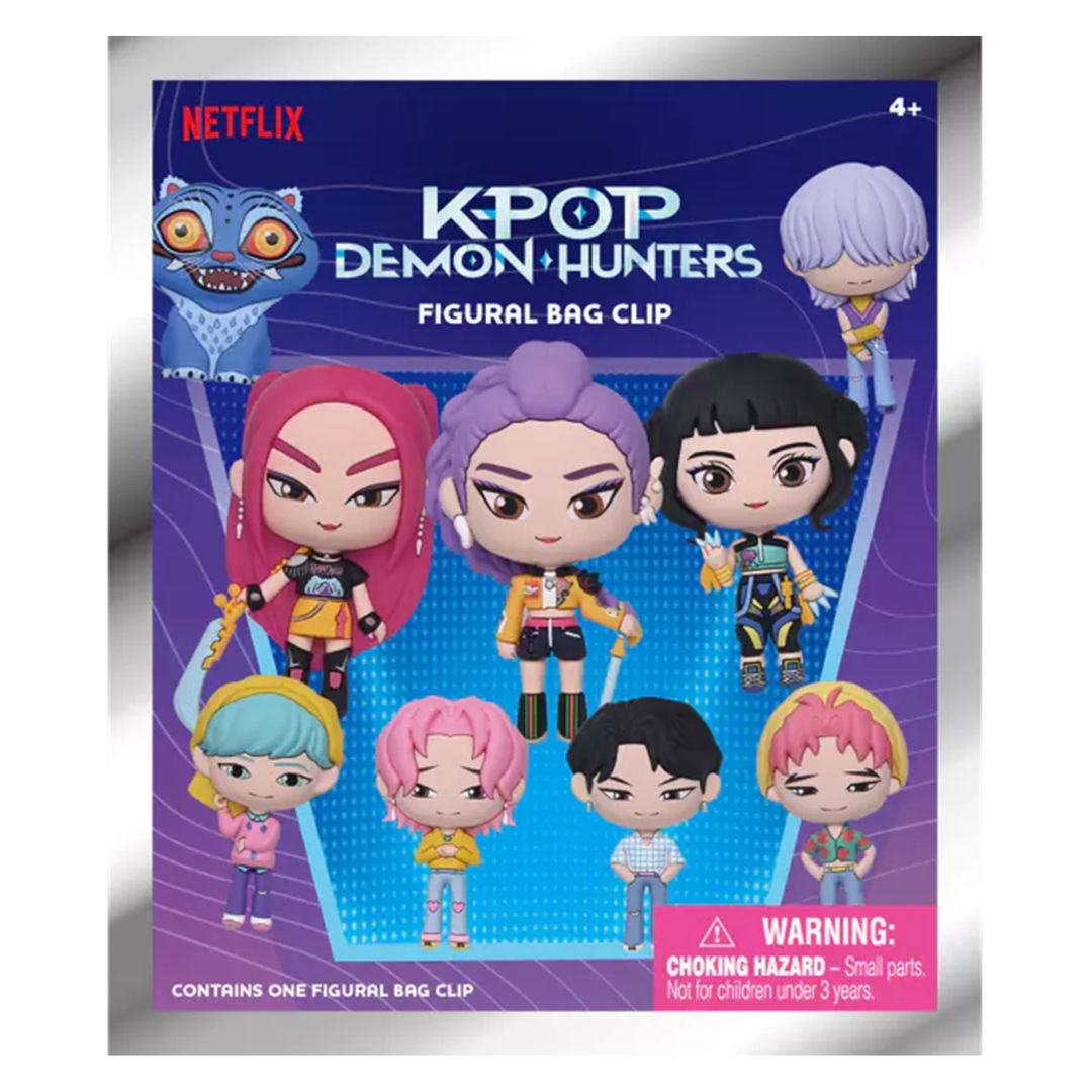 K-Pop Demon Hunters 3D Foam Bag Clip Series 1