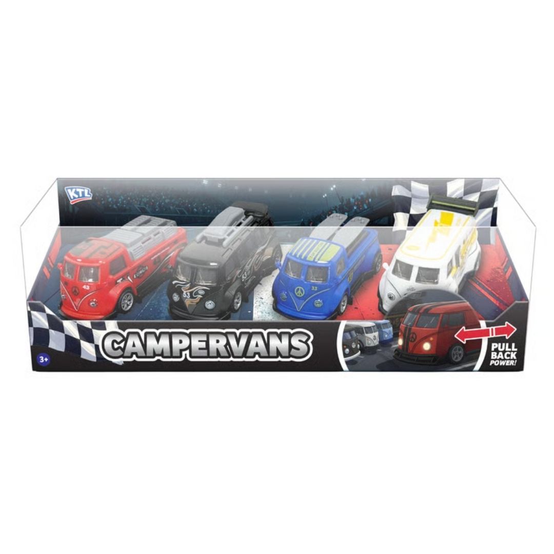 Racing Camper Vans 4 Pack