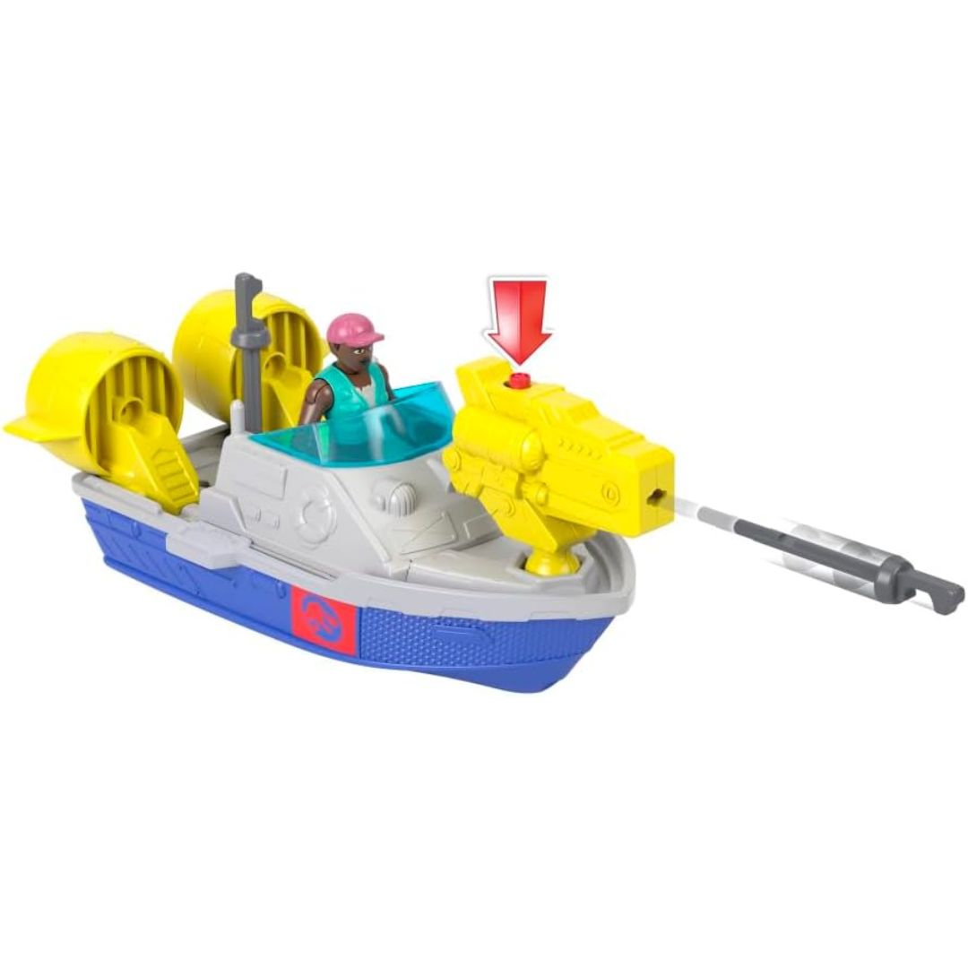 Fisher-Price Imaginext Jurassic World Rebirth Aqua Chomp Chase Mosasaurus