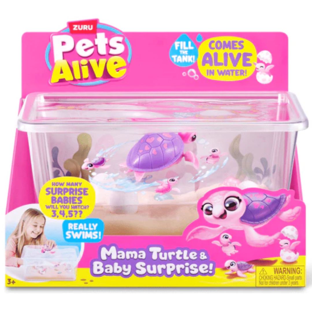 Pets Alive Mommy Turtles Baby Suprise