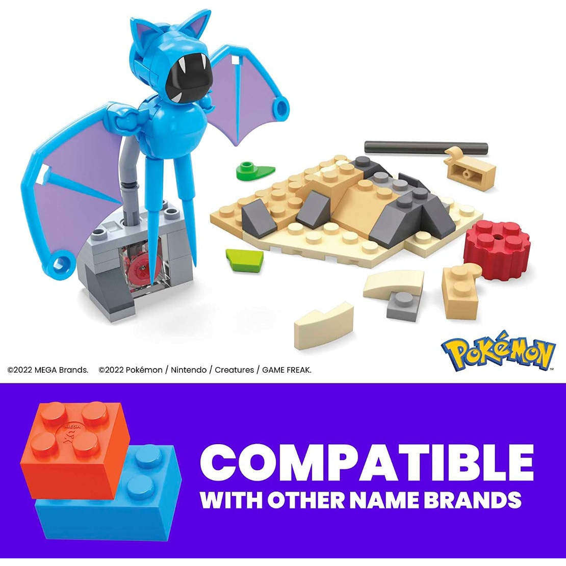 Toys N Tuck:Mega Pokemon Zubat's Midnight Flight,Pokemon