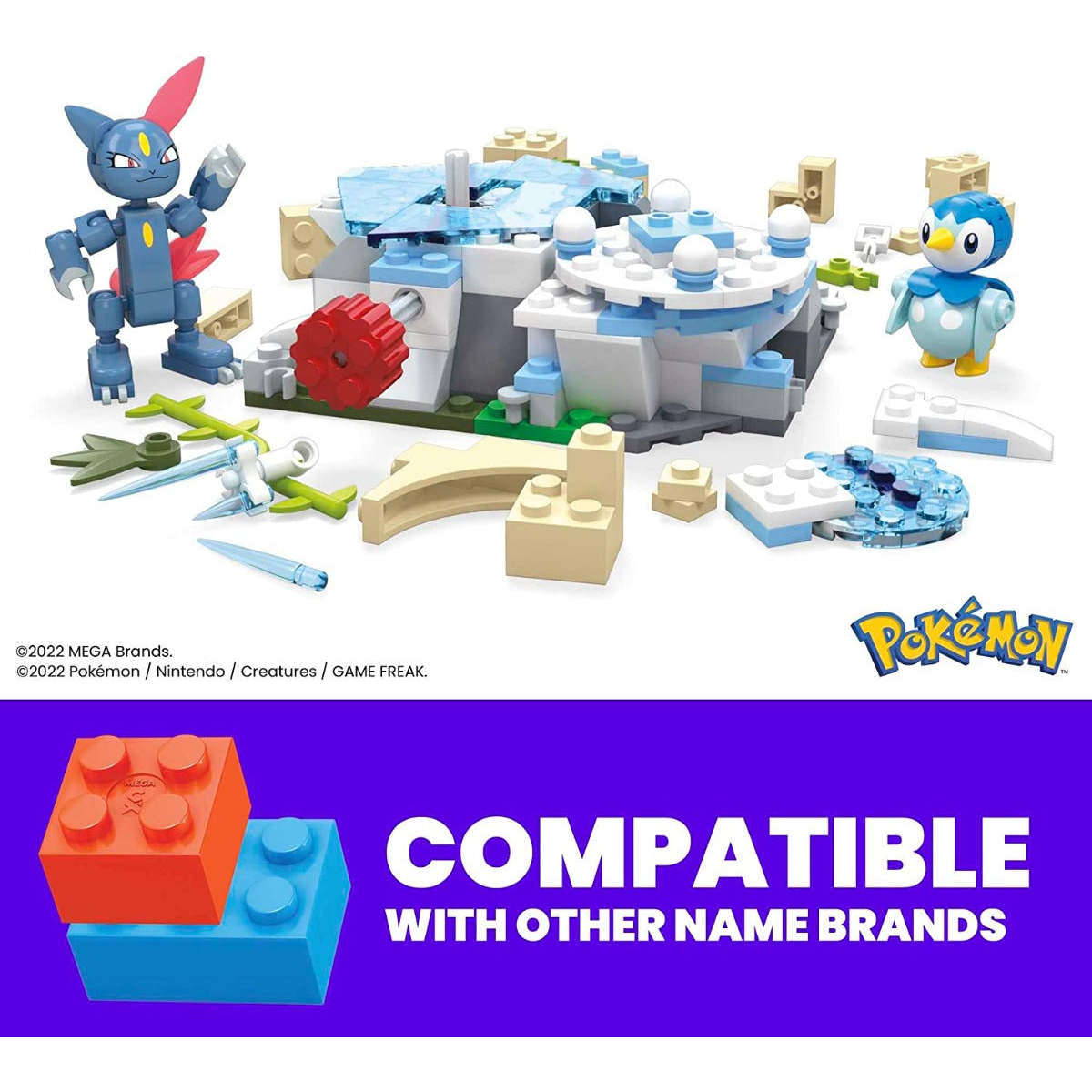 Toys N Tuck:Mega Pokemon Piplup and Sneasel's Snow Day,Pokemon