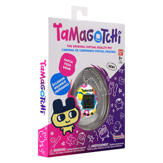 Toys N Tuck:Original Tamagotchi Gen 1 - Memphis Style,Tamagotchi
