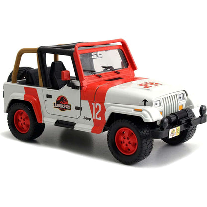 Toys N Tuck:Jurassic World Jeep Wrangler 1:24 Die Cast,Jurassic World