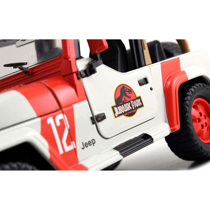 Toys N Tuck:Jurassic World Jeep Wrangler 1:24 Die Cast,Jurassic World