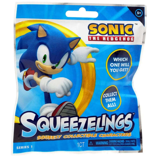 Toys N Tuck:Sonic the Hedgehog Squeezelings Collectible Characters,Sonic The Hedgehog