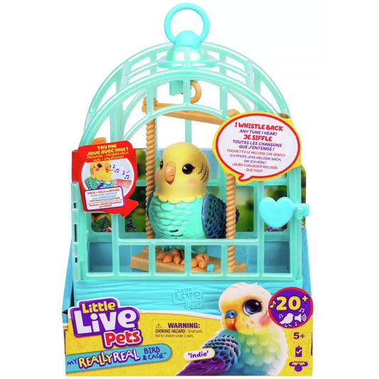 Little Live Pets Mama My Really Real Bird & Cage Indie